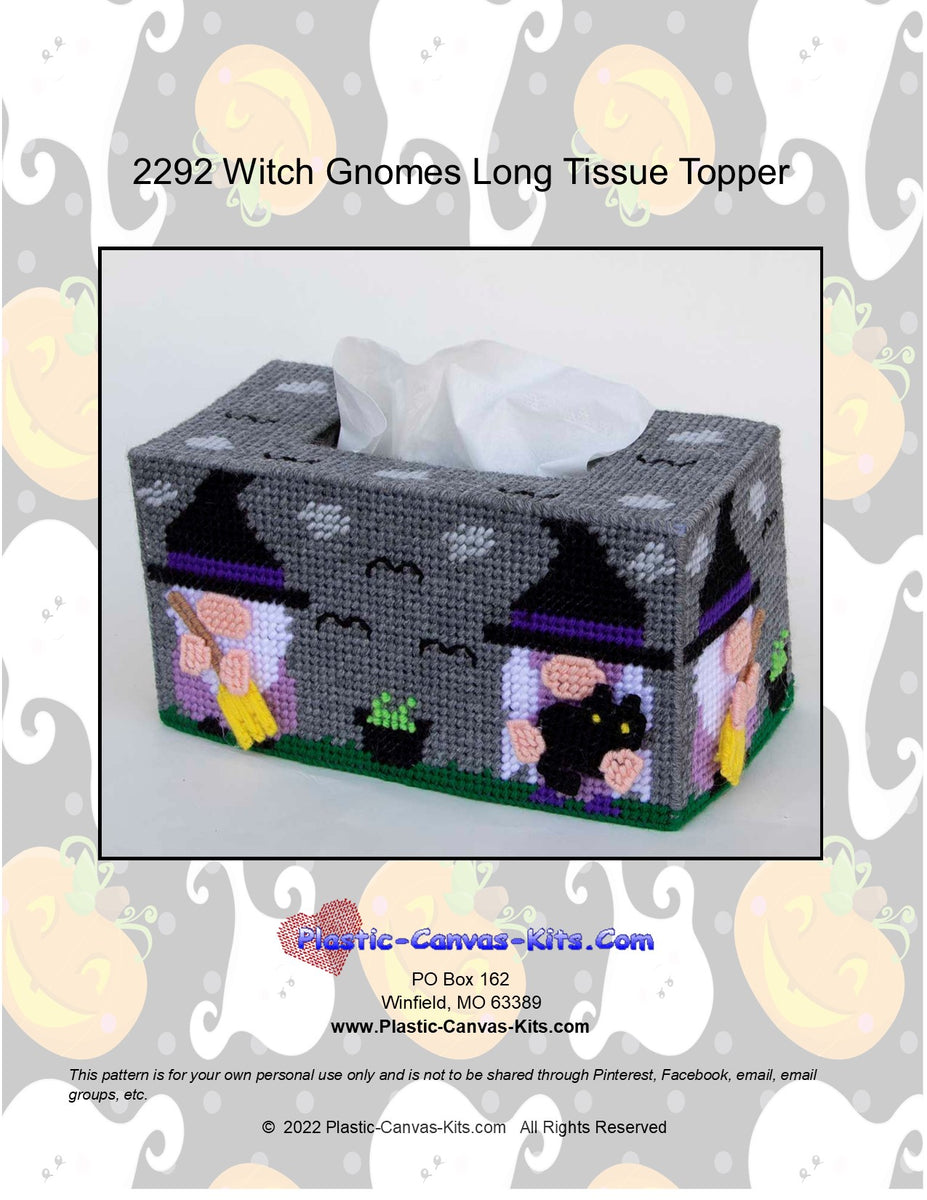 Ghost and Pumpkin Tissue Topper  Plastic canvas patterns, Plastic canvas  tissue boxes, Plastic canvas