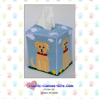 Golden Retriever Boutique Tissue Topper