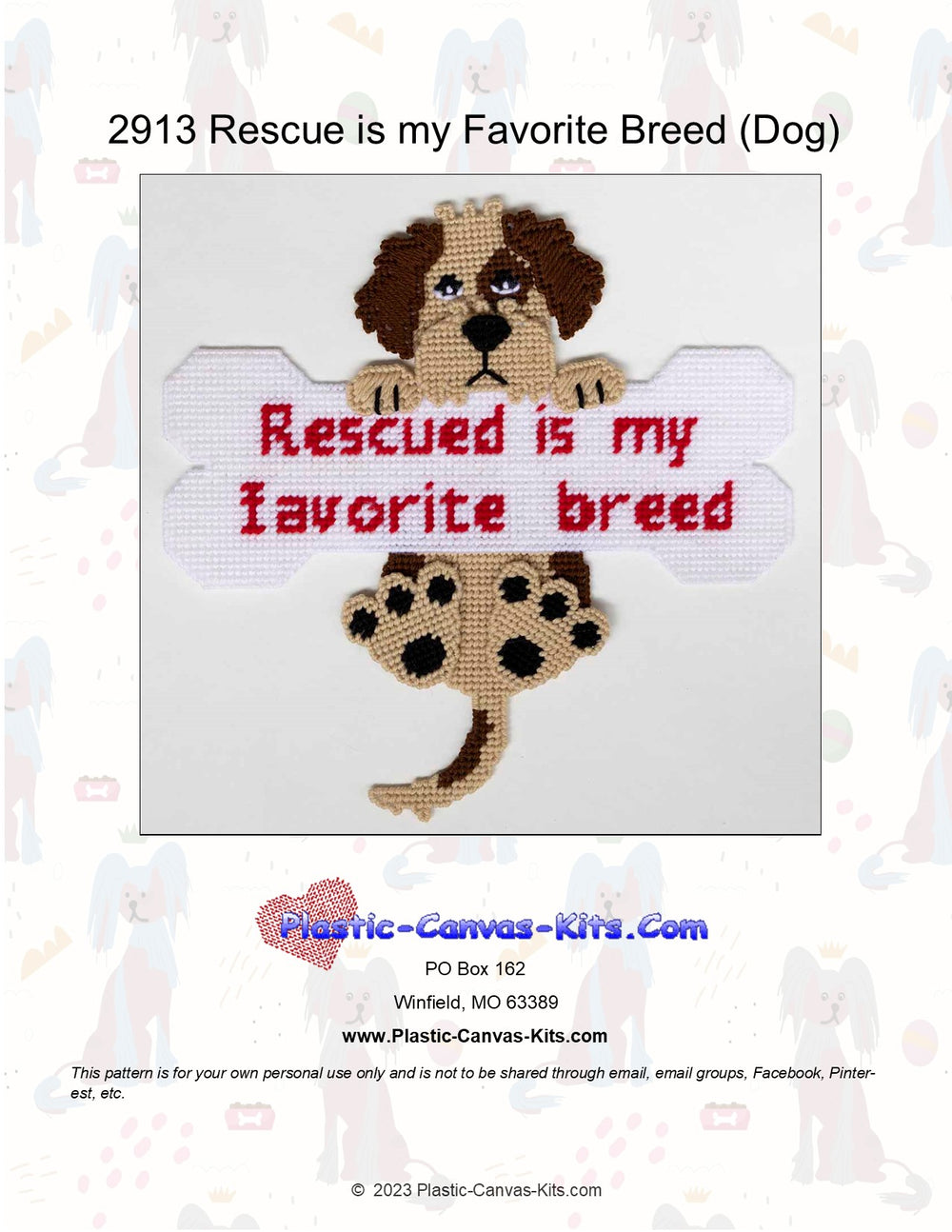 Rescue is My Favorite Breed Dog Wall Hanging