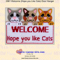 Welcome (Hope You Like Cats) Door Hanger