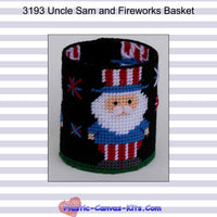 Uncle Sam and Fireworks Basket