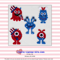 Patriotic Monster Magnets