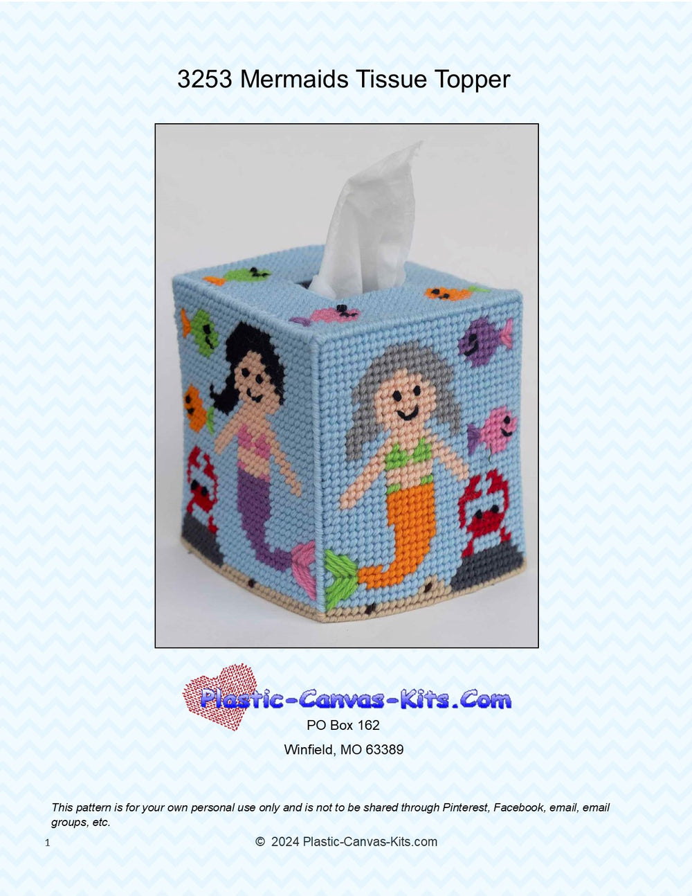 Mermaids Tissue Topper