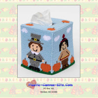 Thanksgiving Characters Boutique Tissue Topper