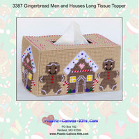 Gingerbread Men and Houses Long Tissue Topper