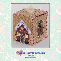 Gingerbread Men and Houses Boutique Tissue Topper