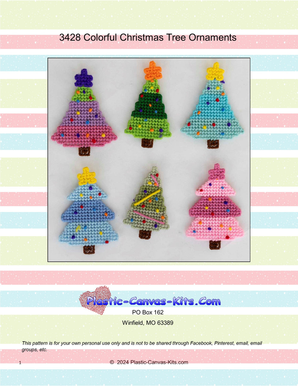 Colorful Christmas Tree Ornaments