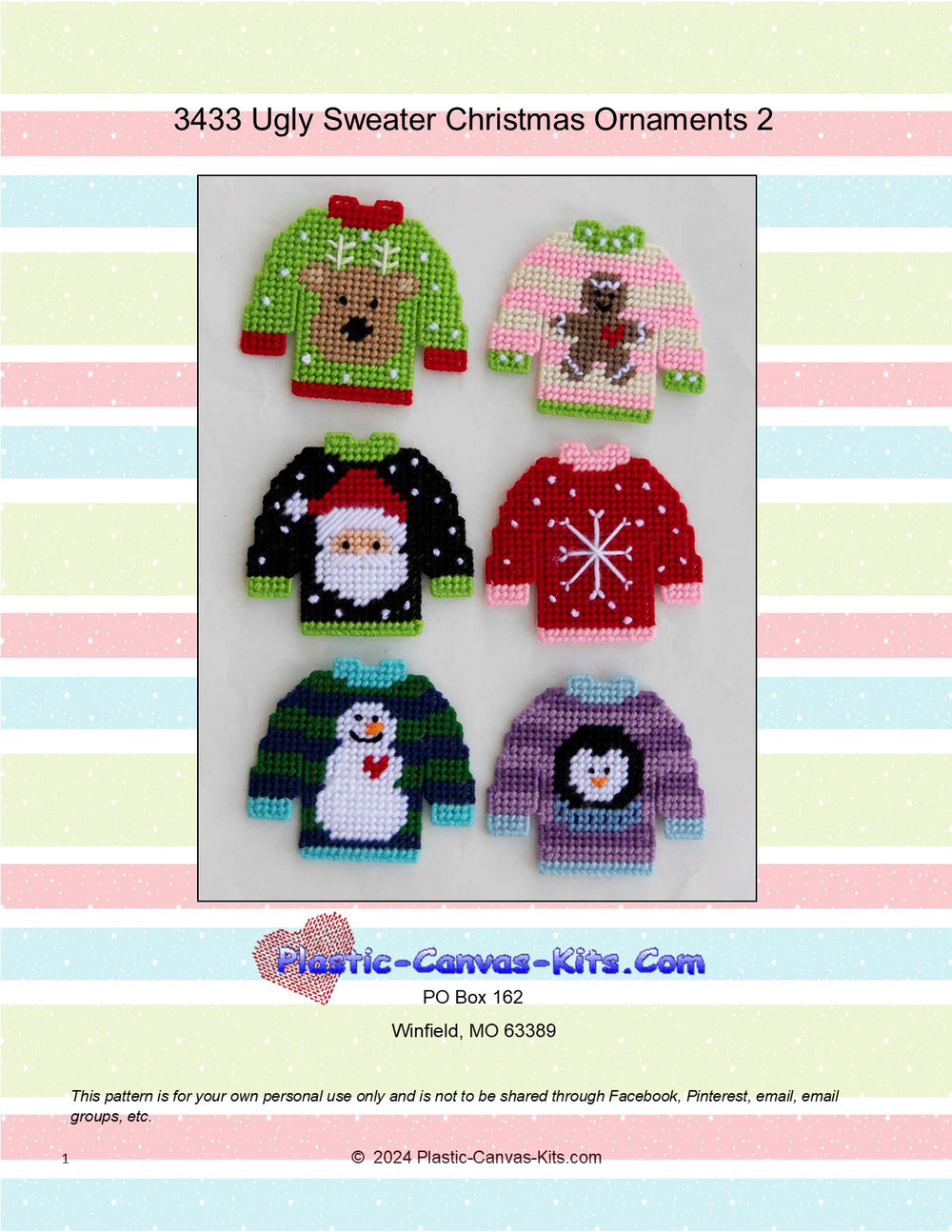 Ugly Sweater Christmas Ornaments 2