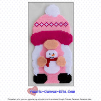 Winter Girl Gnome Wall Hanging