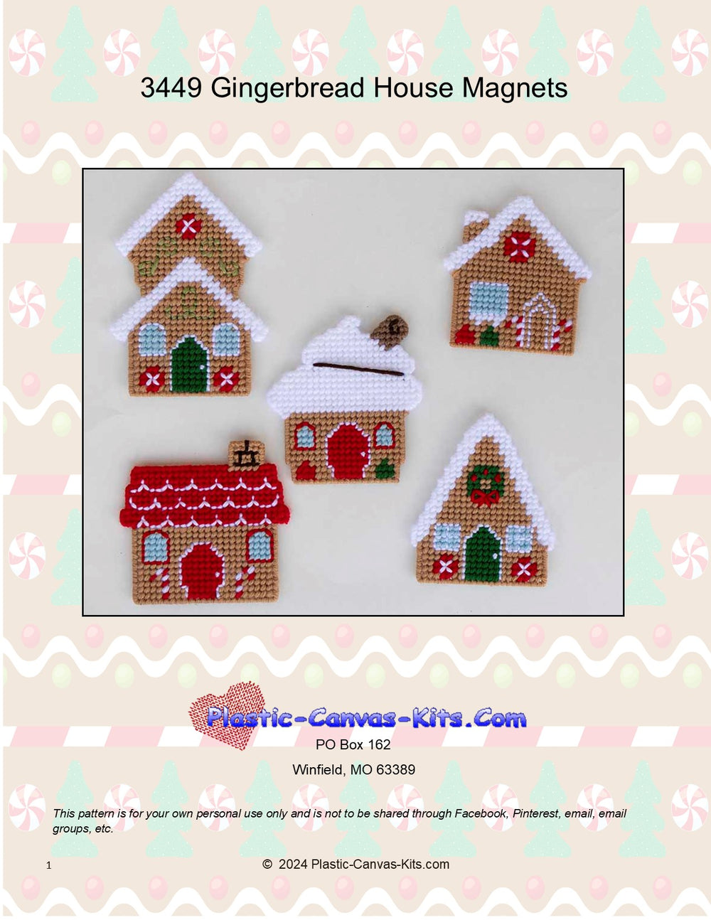 Gingerbread House Magnets