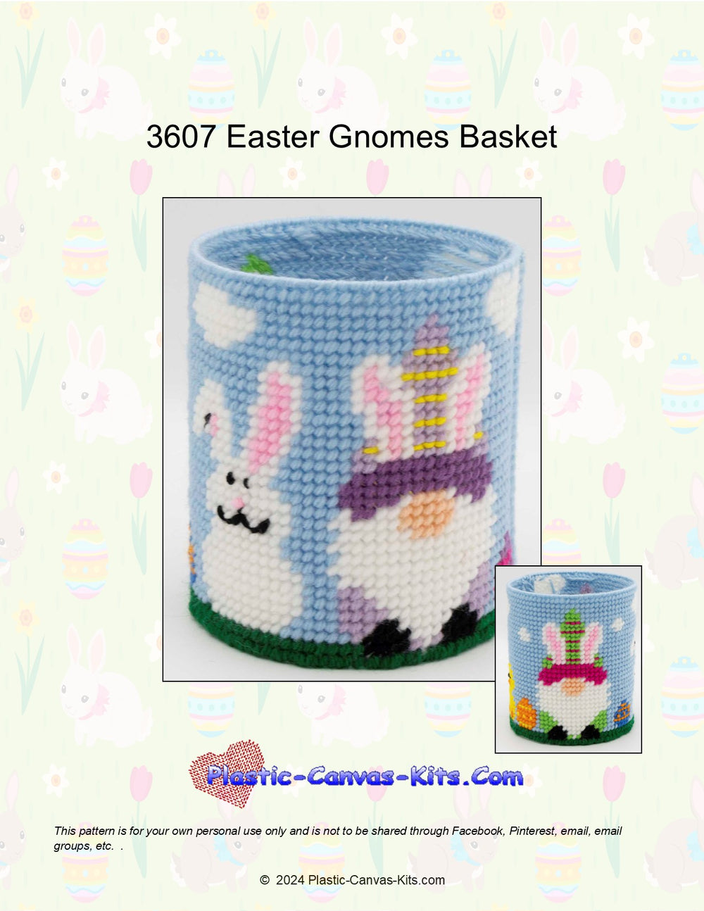 Easter Gnomes Basket