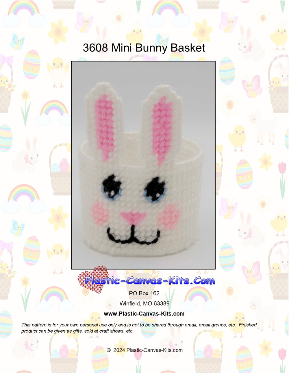 Mini Easter Bunny Basket