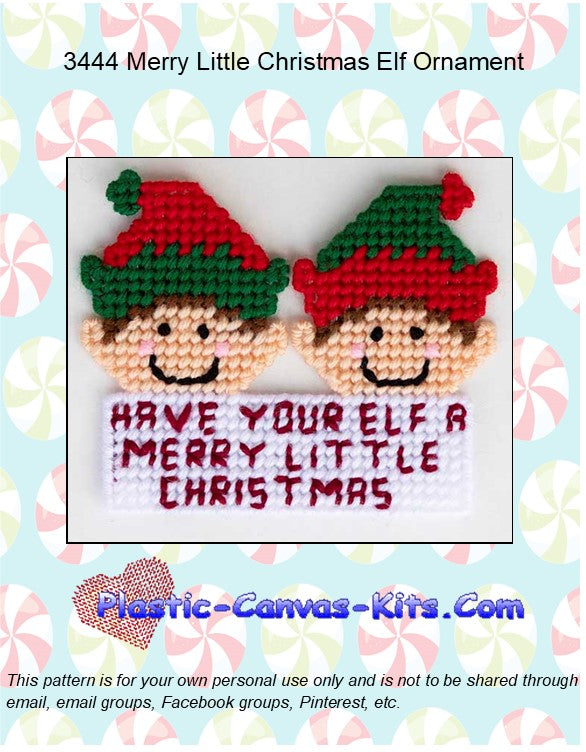 Merry Little Christmas Elf Ornament