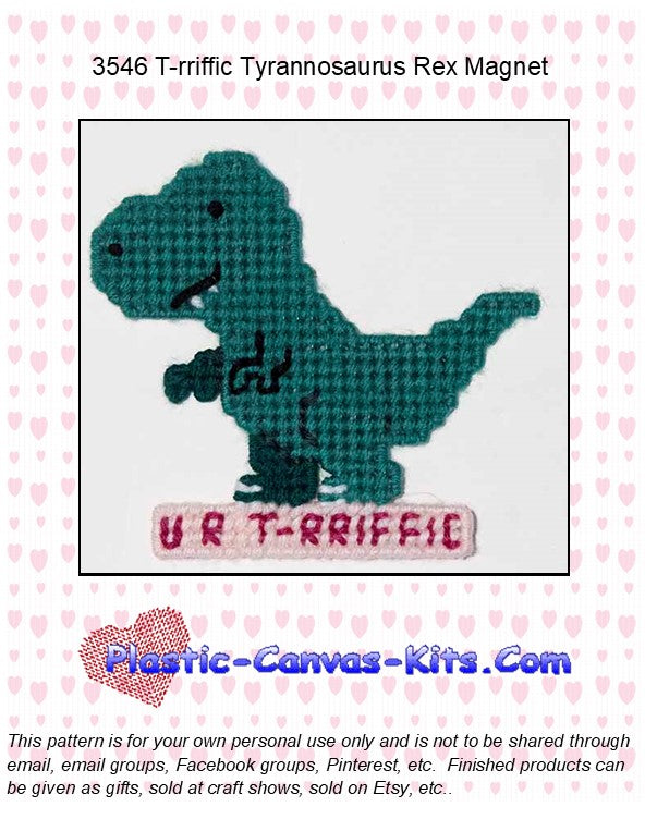 T-rriffic Tyrannosaurus Rex Magnet