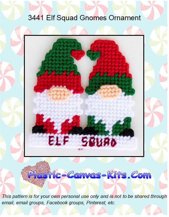 Elf Gnomes Squad Ornament