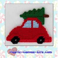 Car and Tree Christmas Ornament