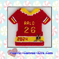 Personalized Hockey Jersey Ornament