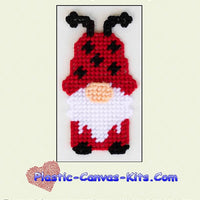 Ladybug Gnome Magnet