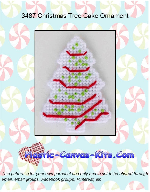 Christmas Tree Cake Ornament