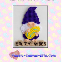 Salty Vibes Gnome Magnet