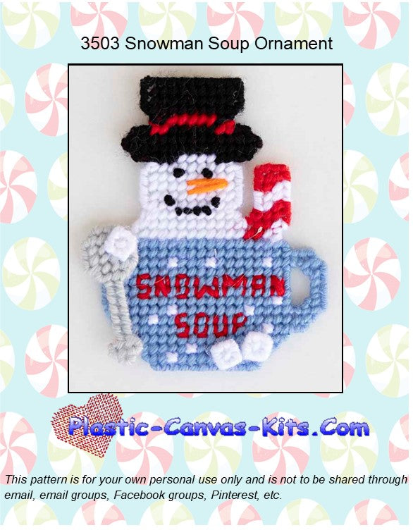 Snowman Soup Ornament