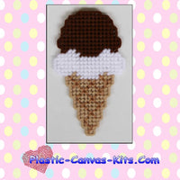 Double Scoop Ice Cream Cone Magnet