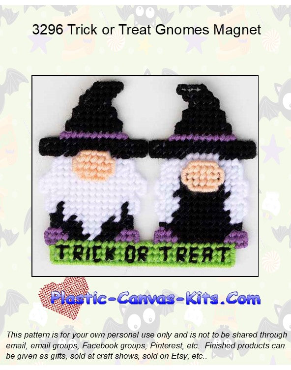 Trick or Treat Gnomes Magnet