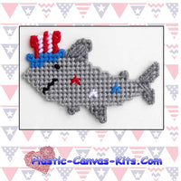 Patriotic Shark Magnet