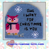 Owl I Want for Christmas Ornament