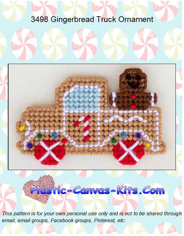 Gingerbread Truck Ornament