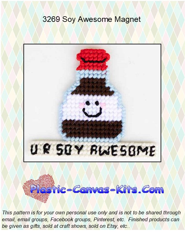 Soy Awesome Magnet