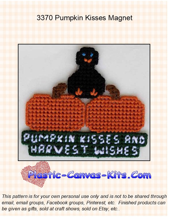 Pumpkin Kisses Magnet