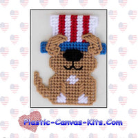 Patriotic Gnome Dog Magnet