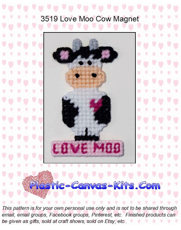 Love Moo Cow Magnet