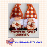 Pumpkin Spice Junkies Gnomes magnet