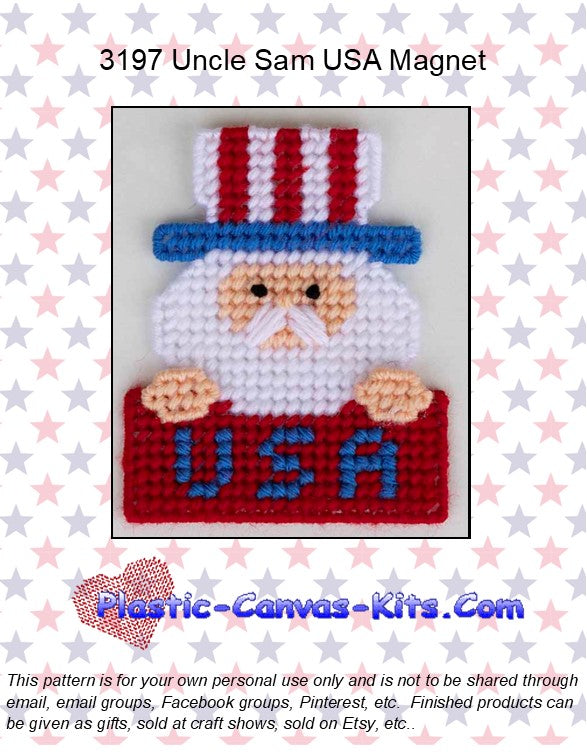 Uncle Sam USA Magnet