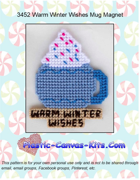 Warm Winter Wishes Mug Magnet