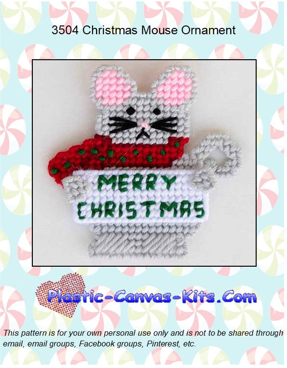 Christmas Mouse Ornament