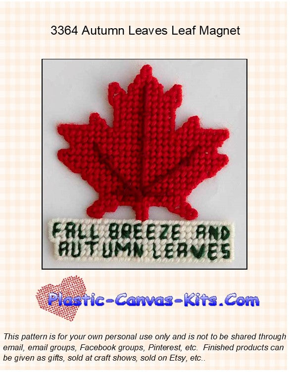 Autumn Leaves Leaf Magnet