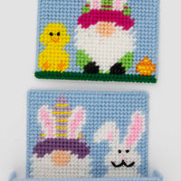 Easter Gnomes Coaster Set