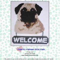 Pug Welcome Sign