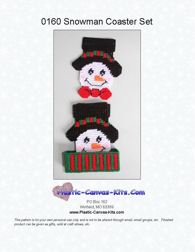 Snowman deals coaster set