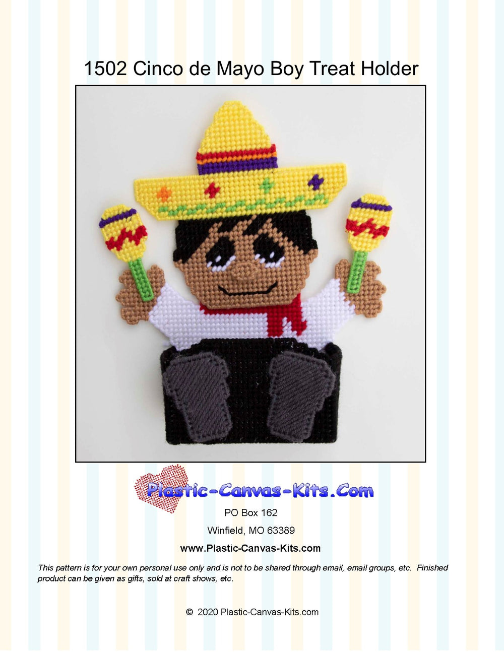 Cinco de Mayo Boy Treat Holder